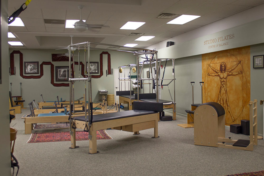 Pilates portion of the studio